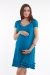 Andre blue pregnant bamboo funky muma breastfeeding pregnancy maternity wear 