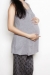 Easydayz pj grey funky muma breastfeeding pregnancy pregnant maternity wear 