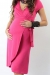 Elena dress maternity wear funky muma-pink-pregnant