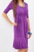 Evita plum bamboo dress funky muma breastfeeding pregnancy maternity wear 