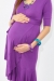 Evita wrap dress breastfeeding and maternity funky muma plum