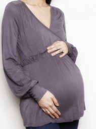 Bella steel top pregnant bamboo funky muma breastfeeding pregnancy maternity wear 
