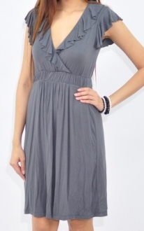 Kate dress maternity funky muma grey