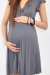 Kate dress maternity funky muma grey pregnant