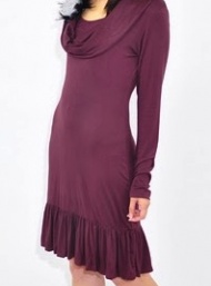 Leticia cowl dress funky muma maternity clothingii