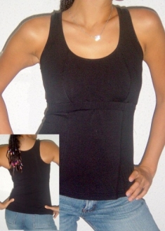 Body tank maternity wear funky muma blackii