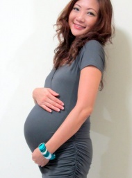 Diana top bamboo pregnant grey funky muma breastfeeding pregnancy maternity wear 