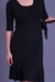 Evita black nursing dress funky muma breastfeeding pregnancy maternity wear 