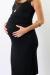 Vanna dress maternity bamboo funky muma black pregnant