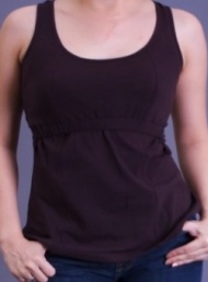 Body tank chocolate top funky muma breastfeeding pregnancy maternity wear