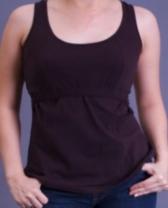 Body tank chocolate top funky muma breastfeeding pregnancy maternity wear