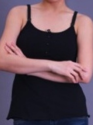 Dropcup cami black