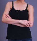 Dropcup cami black