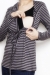 Hoodie black and white breastfeed bamboo funky muma breastfeeding pregnancy maternity wear 