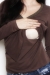 Lace henley coffee how to nurse long sleeve funky muma breastfeeding pregnancy maternity wear 