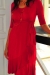 Evita wrap dress breastfeeding and maternity funky muma crimson