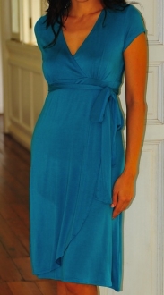 Elena tequila blue dress funky muma breastfeeding pregnancy maternity wear 
