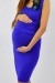 Vanna dress maternity bamboo funky muma blue pregnant