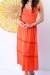 Marissa maxi dress orange nursing funky muma breastfeeding pregnancy maternity wear 
