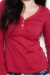 Lace henley dark red long sleeve nursing funky muma breastfeeding pregnancy maternity wear 