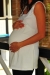 Eyelet bamboo tunic maternity wear funky muma white