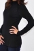 Turtleneck ragla maternity wear funky muma black