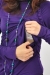 Turtle neck top aubergine breastfeed funky muma breastfeeding pregnancy maternity wear 