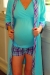 Pyjama lounge pregnant set blue funky muma breastfeeding pregnancy maternity wear 