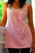 Eyelet bamboo tunic maternity wear funky muma pink
