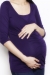 Front ruche eggplant top pregnant bamboo funky muma breastfeeding pregnancy maternity wear 