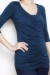Front ruche teal top nursing bamboo funky muma breastfeeding pregnancy maternity wear 