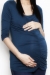 Front ruche teal top pregnant bamboo funky muma breastfeeding pregnancy maternity wear 