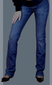 Maternity slim straight jeans 9907 3 medium blue funky muma breastfeeding pregnancy wear 