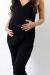Capri pyjama set maternity wear funky muma-black