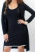 Orla black and white dress twin set bamboo funky muma breastfeeding pregnancy maternity wear 