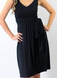 Ivana tie dress maternity wear funky)muma black