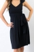 Ivana tie dress maternity wear funky)muma black