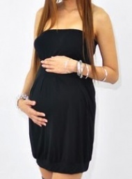 Tabitha maternity dress black funky muma
